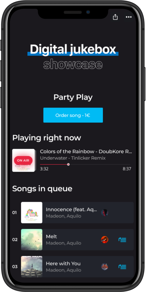 client app view